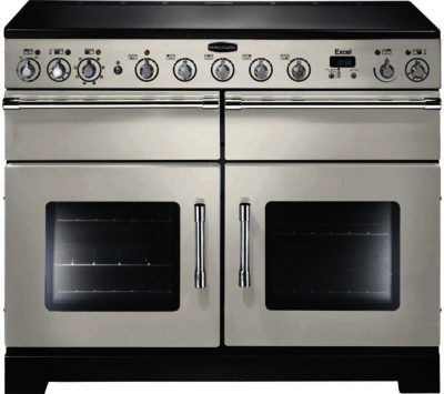 RANGEMASTER  Excel 110 Electric Induction Range Cooker - Ivory & Chrome